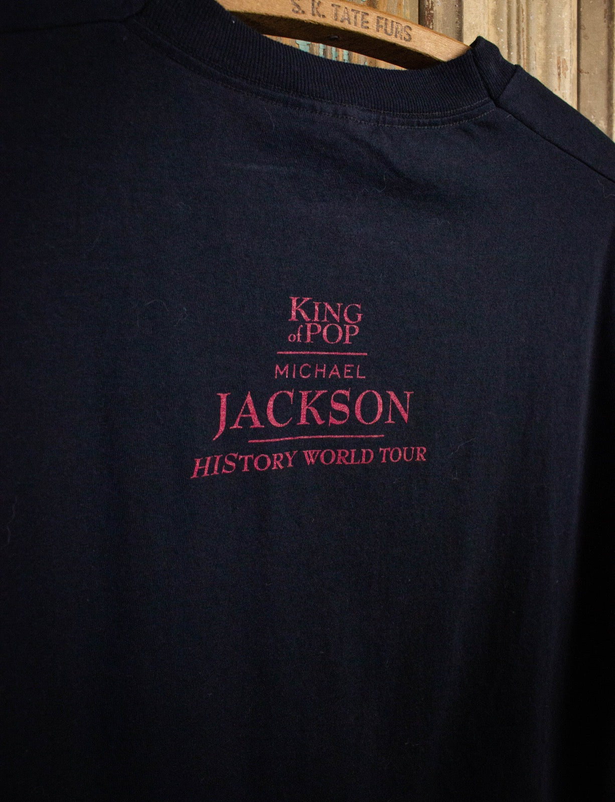 Vintage Michael Jackson King Of Pop Concert T Shirt 1996 Black