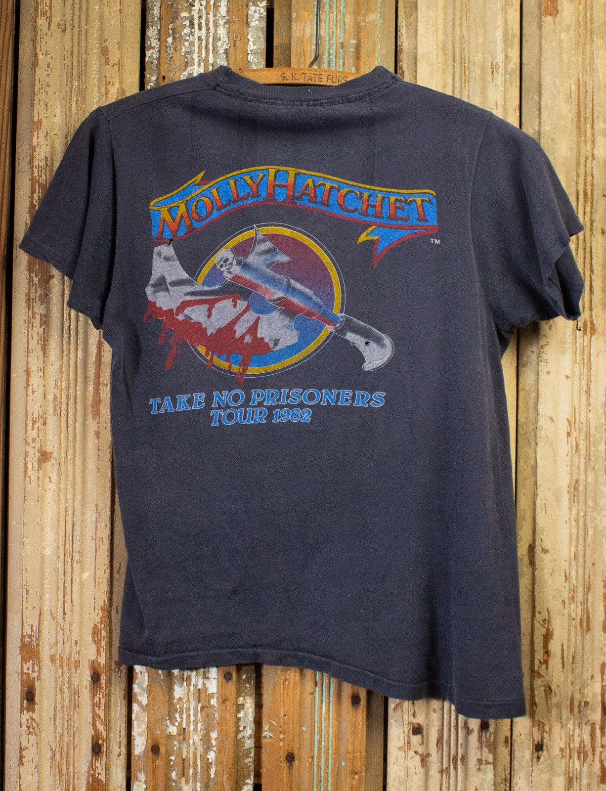 Vintage Molly Hatchet Take No Prisoners Concert T Shirt 1982 Small