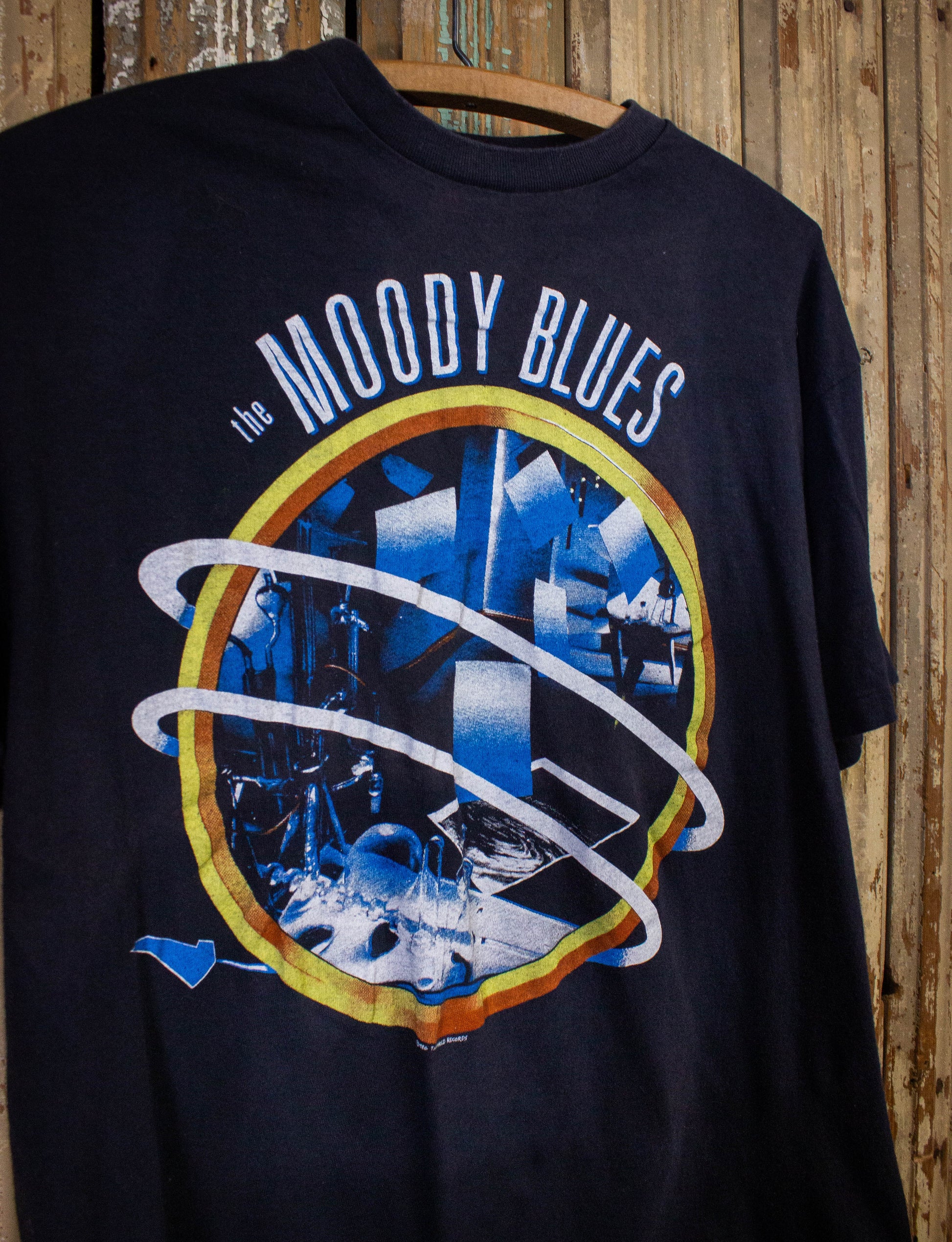 Vintage Moody Blues Concert T Shirt 1986 Black Large