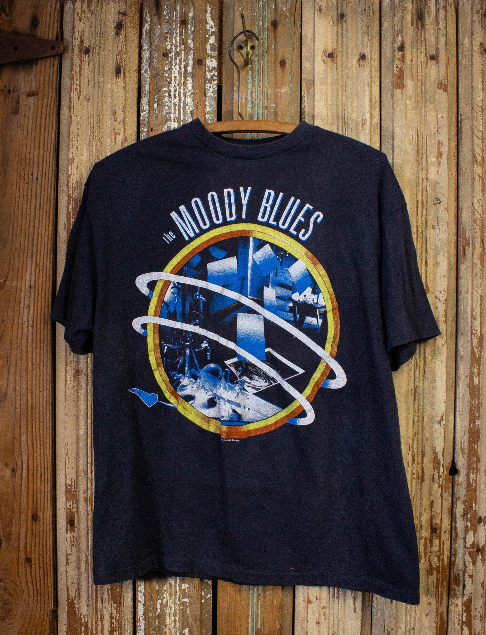 Vintage Moody Blues Concert T Shirt 1986 Black Large