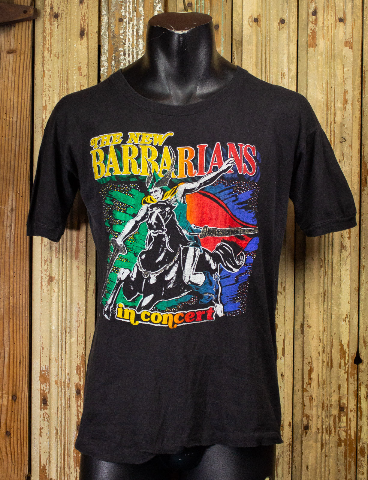 Vintage New Barbarians Live Concert T Shirt 1979 Medium