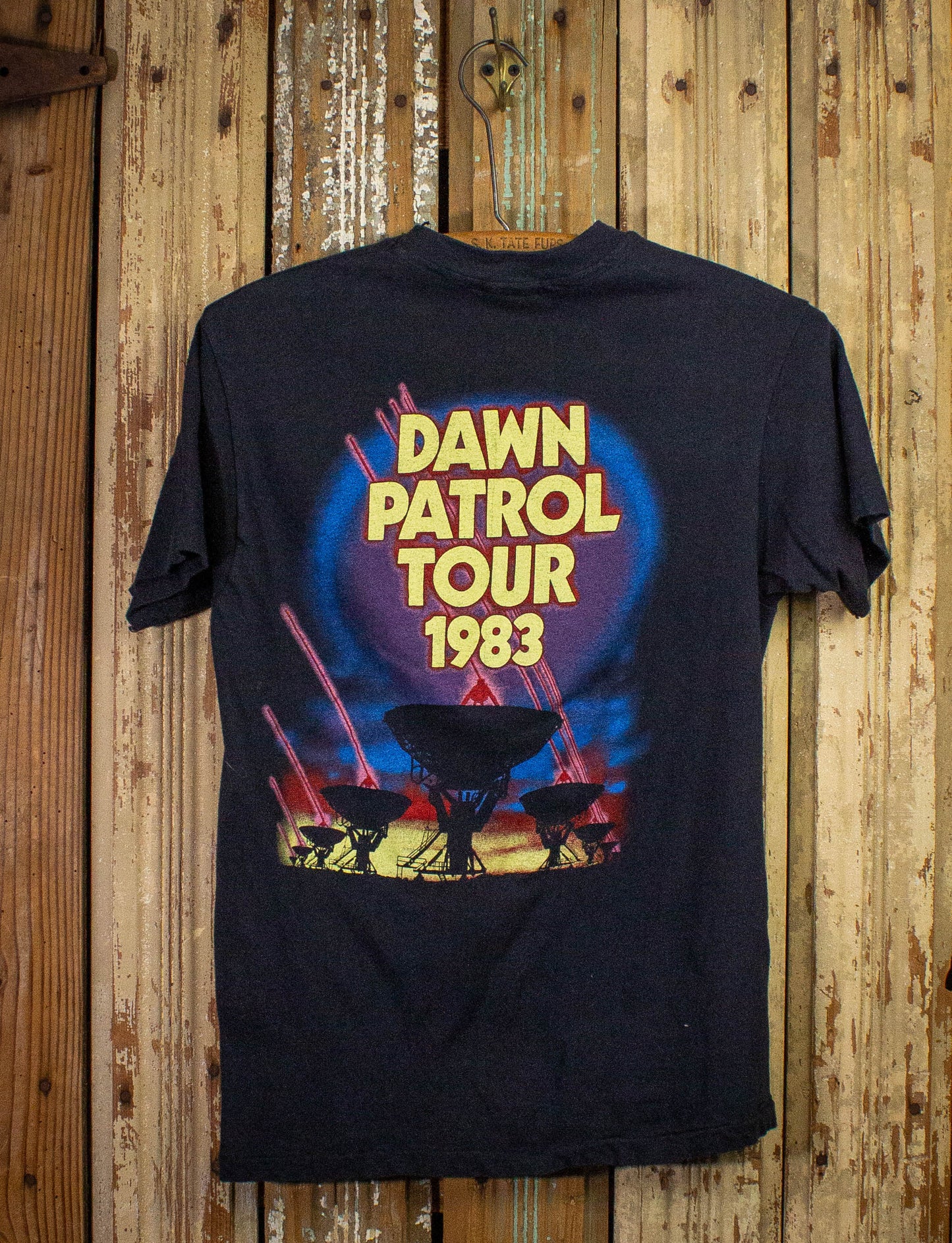 Vintage Night Ranger Dawn Patrol Concert T Shirt 1983 Black Small