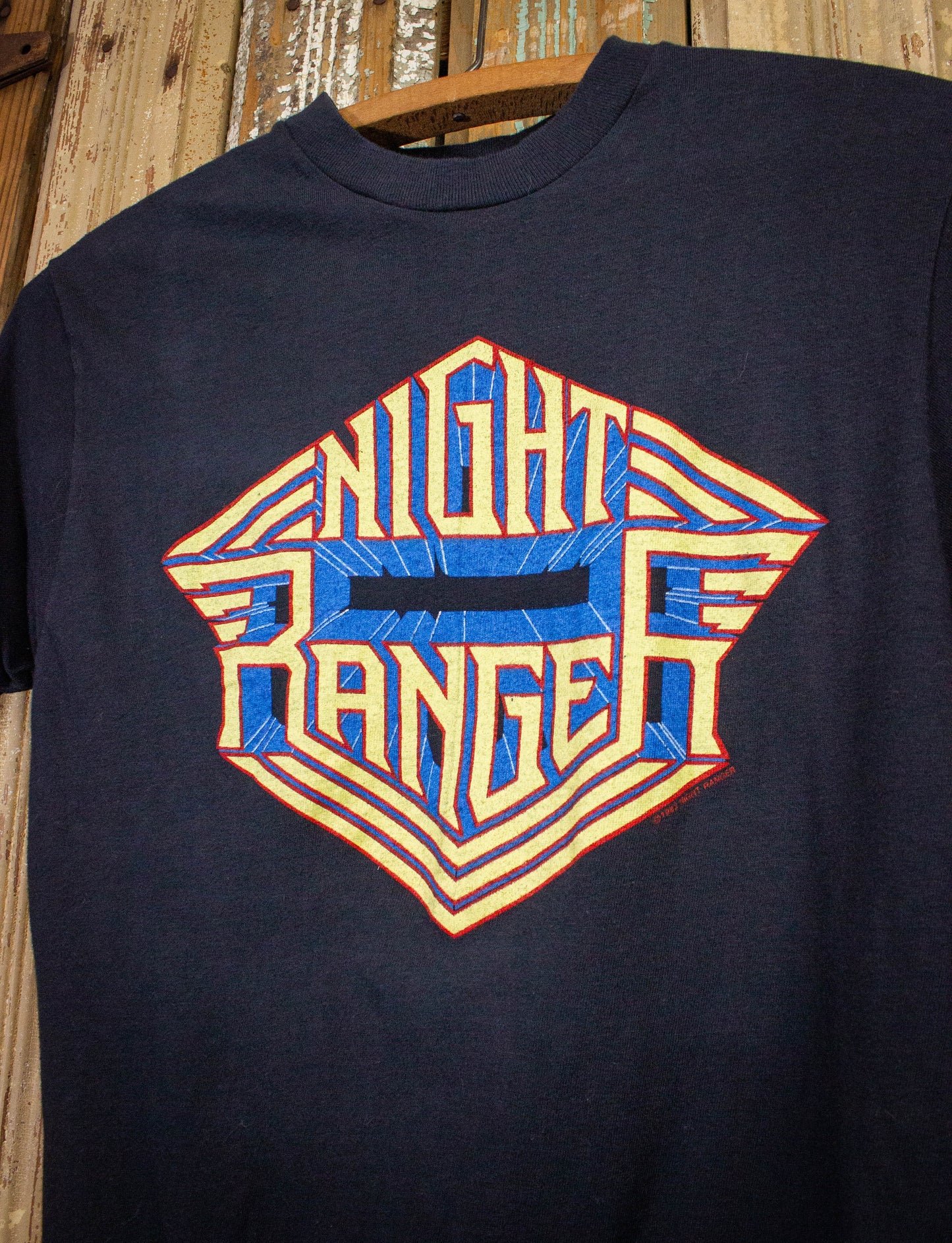 Vintage Night Ranger Dawn Patrol Concert T Shirt 1983 Black Small