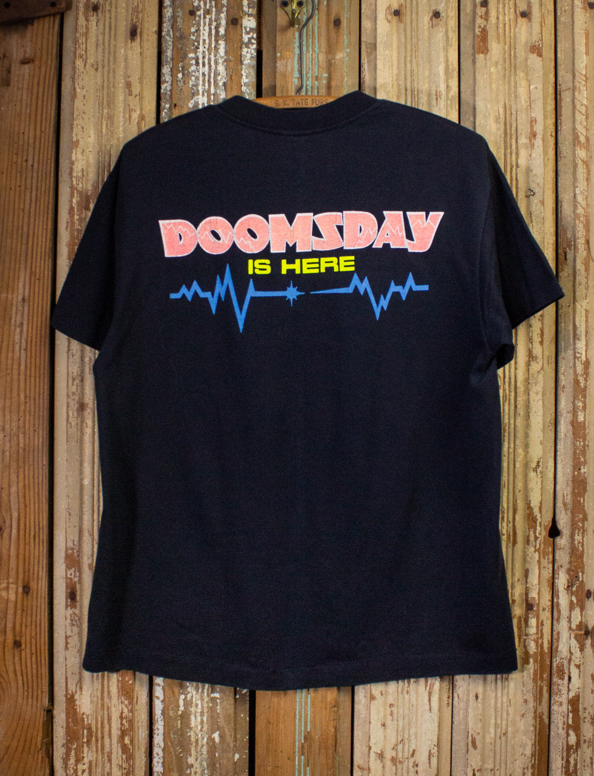 Vintage Noise International Doomsday Is Here Concert T Shirt 90s Large