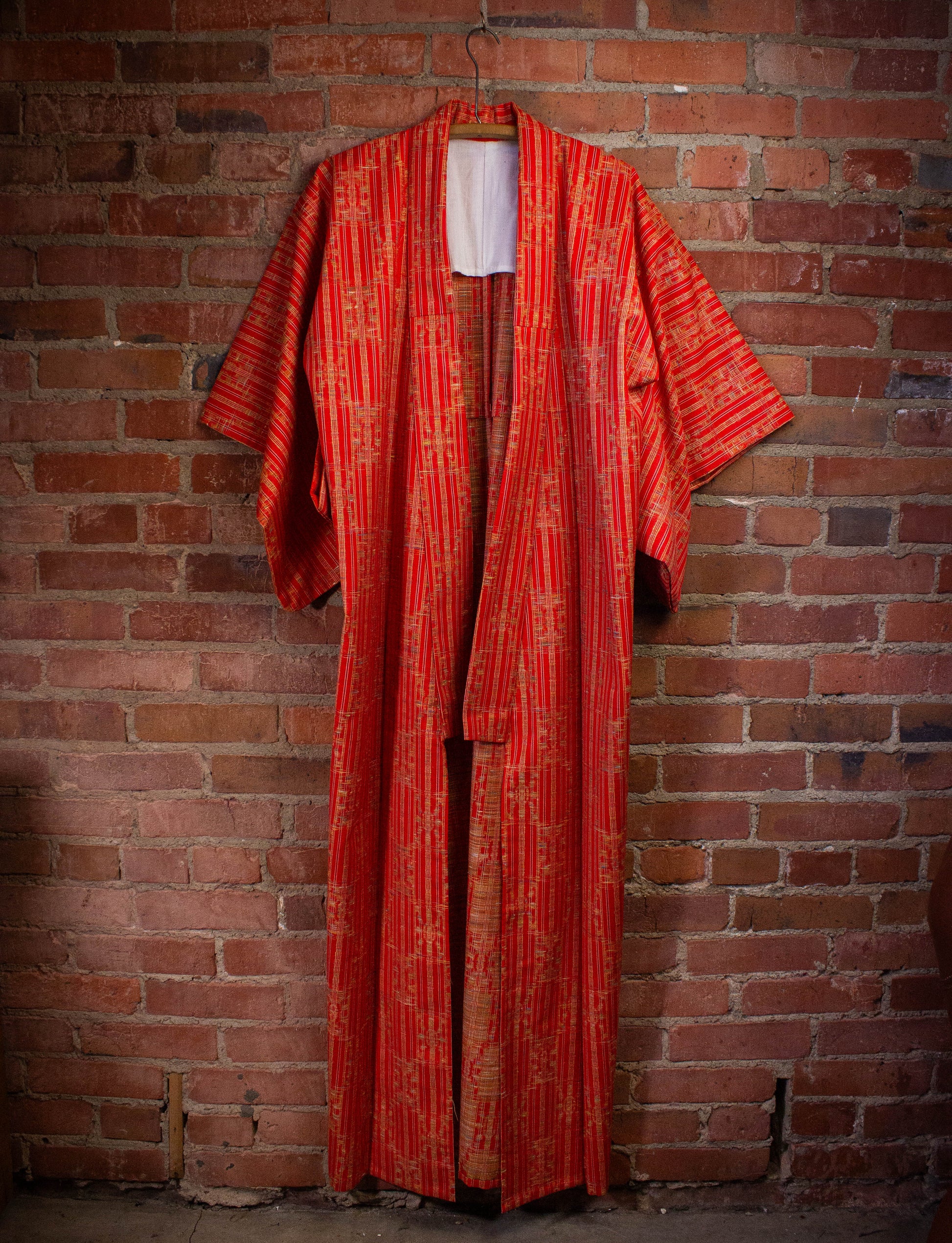 Vintage Japanese Yukata Orange