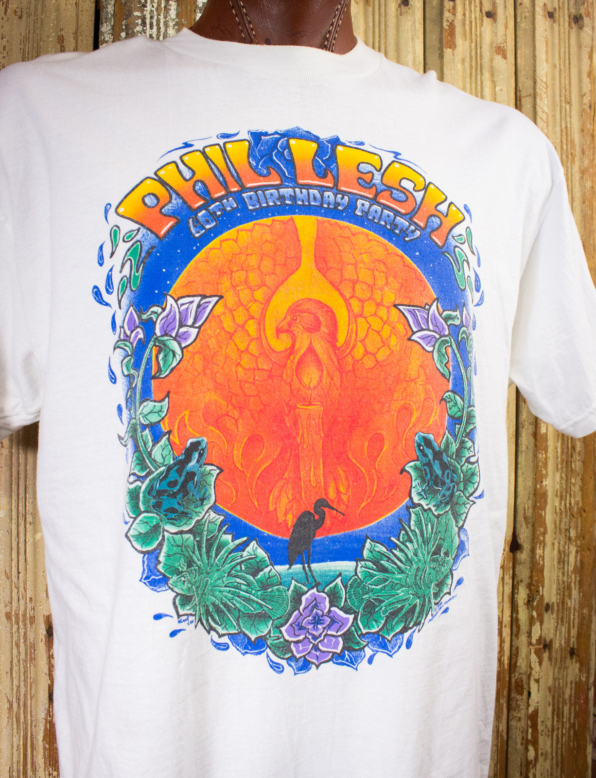 Vintage Phil Lesh 60th Birthday Concert T Shirt 2000 White XL