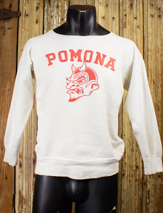 Vintage Pomona Red Devils Sweatshirt Crewneck 1950s Large