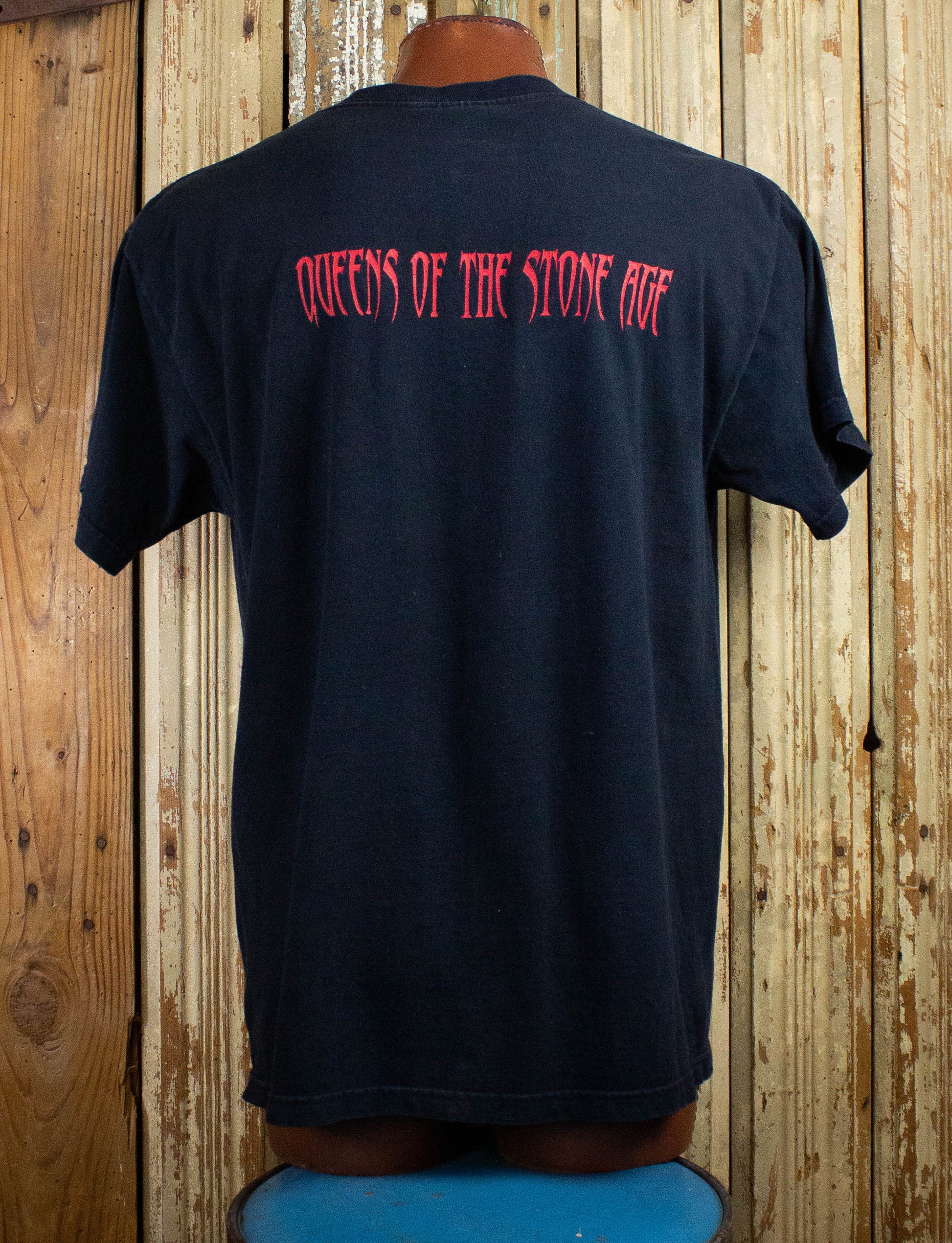 Vintage Queens Of The Stone Age Sample This School Boy Concert T Shirt 2002 Black XL