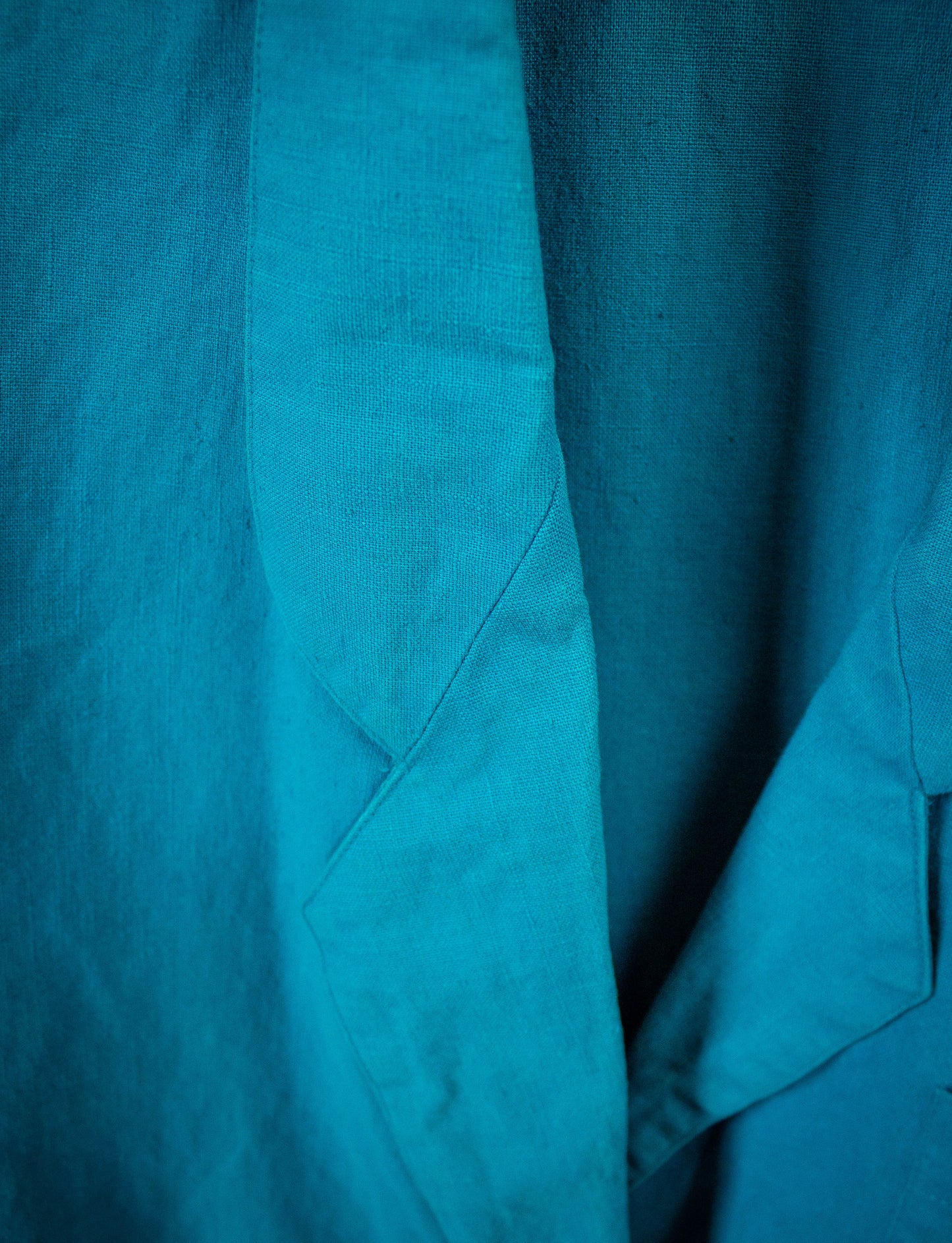 Vintage Rafaella Aqua Blue Blazer 1980s L