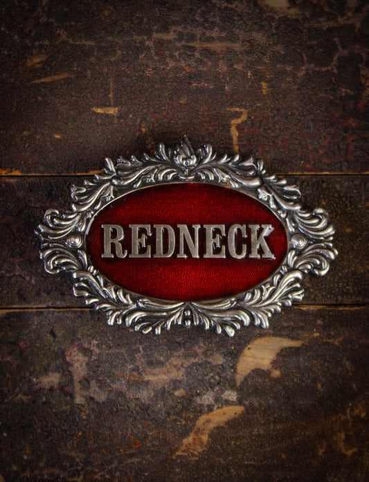 Vintage Redneck Belt Buckle 1977