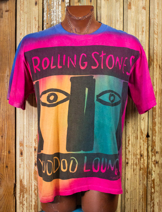 Vintage Rolling Stones Voodoo Lounge Concert T Shirt 1994 Tie Dye XL