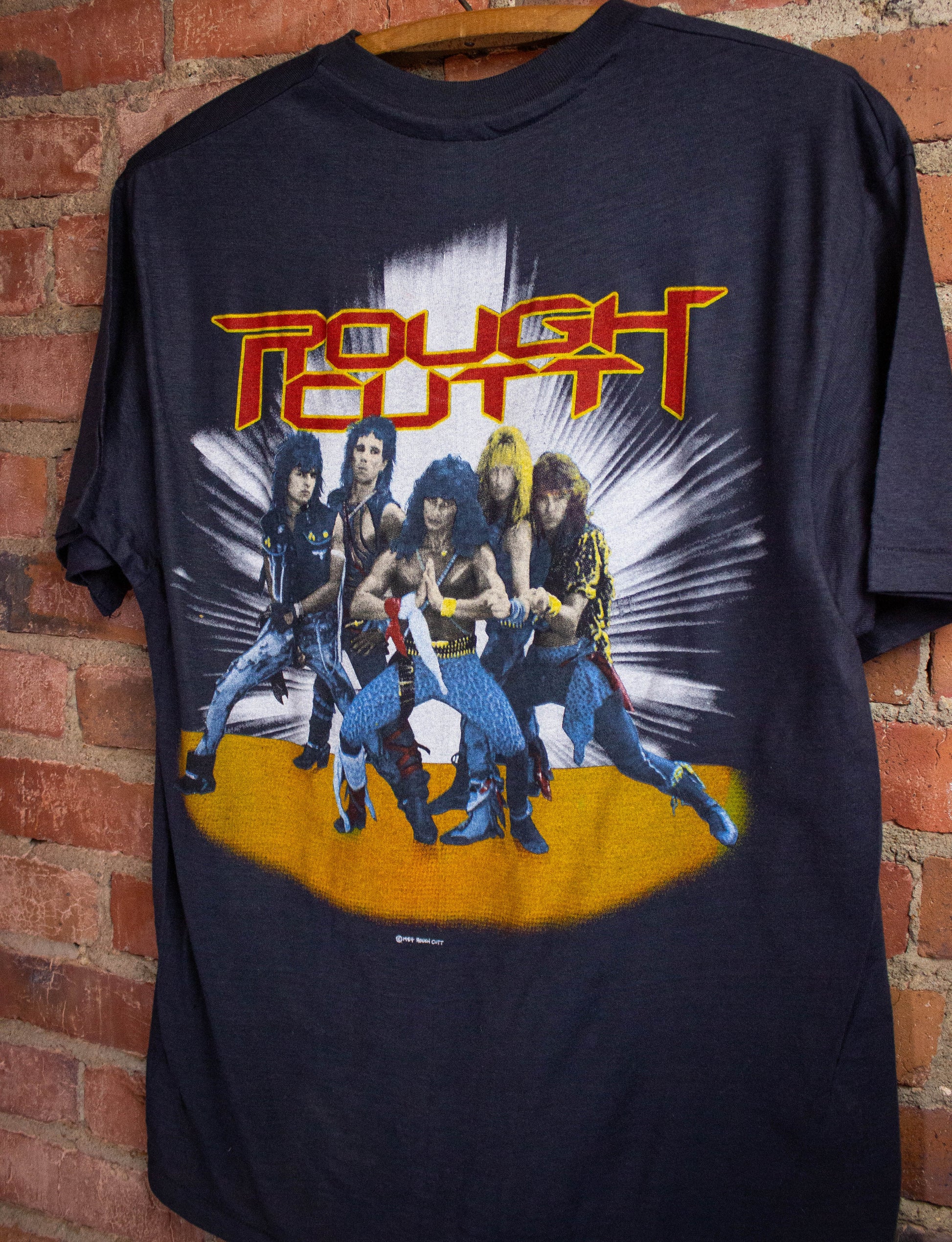 Vintage Rough Cutt Eat Your Heart Out Concert T-Shirt 1984 M