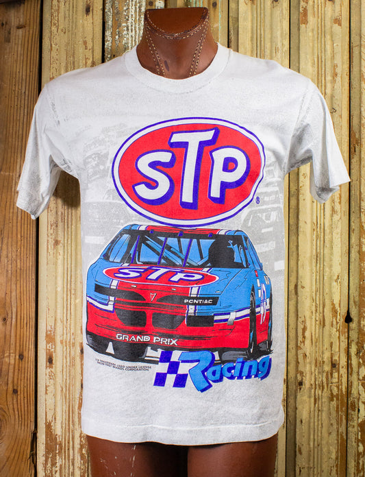 Vintage STP Racing AOP Graphic T Shirt 90s Medium/Large