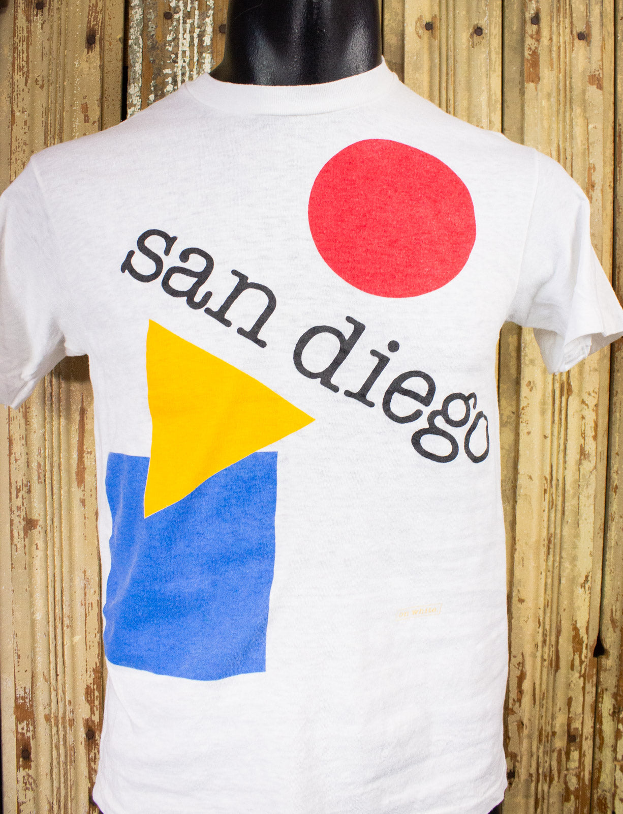 Vintage San Diego Souvenir Graphic T Shirt 80s White Small