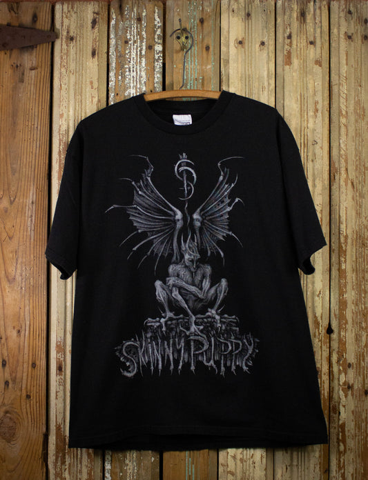 Vintage Skinny Puppy Last Rights Concert T Shirt 1992 Black XL