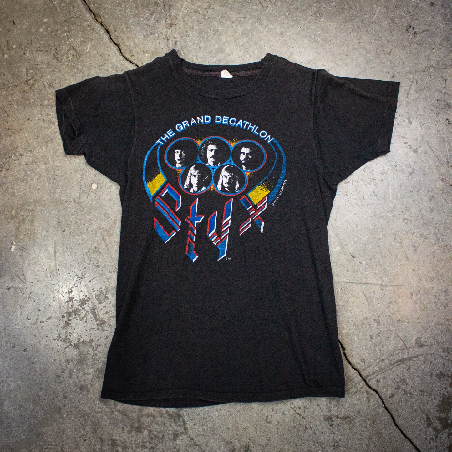 Vintage Styx The Grand Decathlon Concert T Shirt 1979 XS