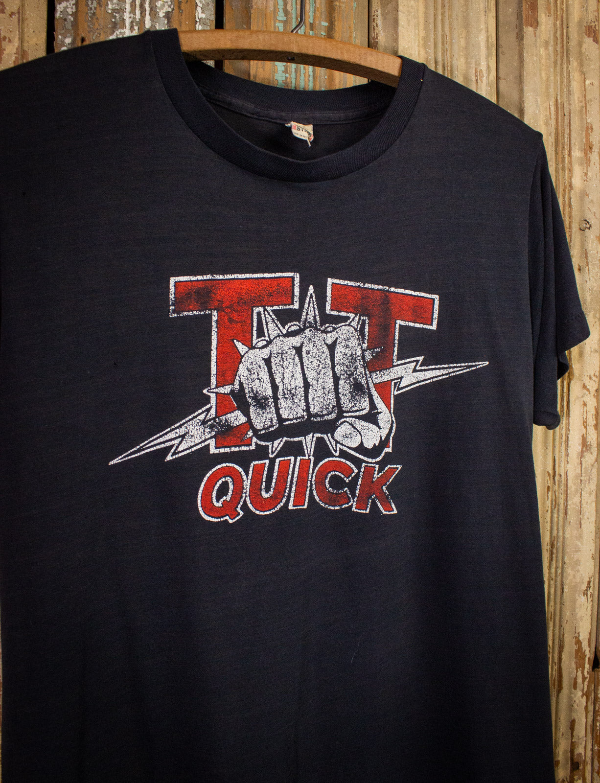 Vintage TT Quick Concert T Shirt 80s Black Medium