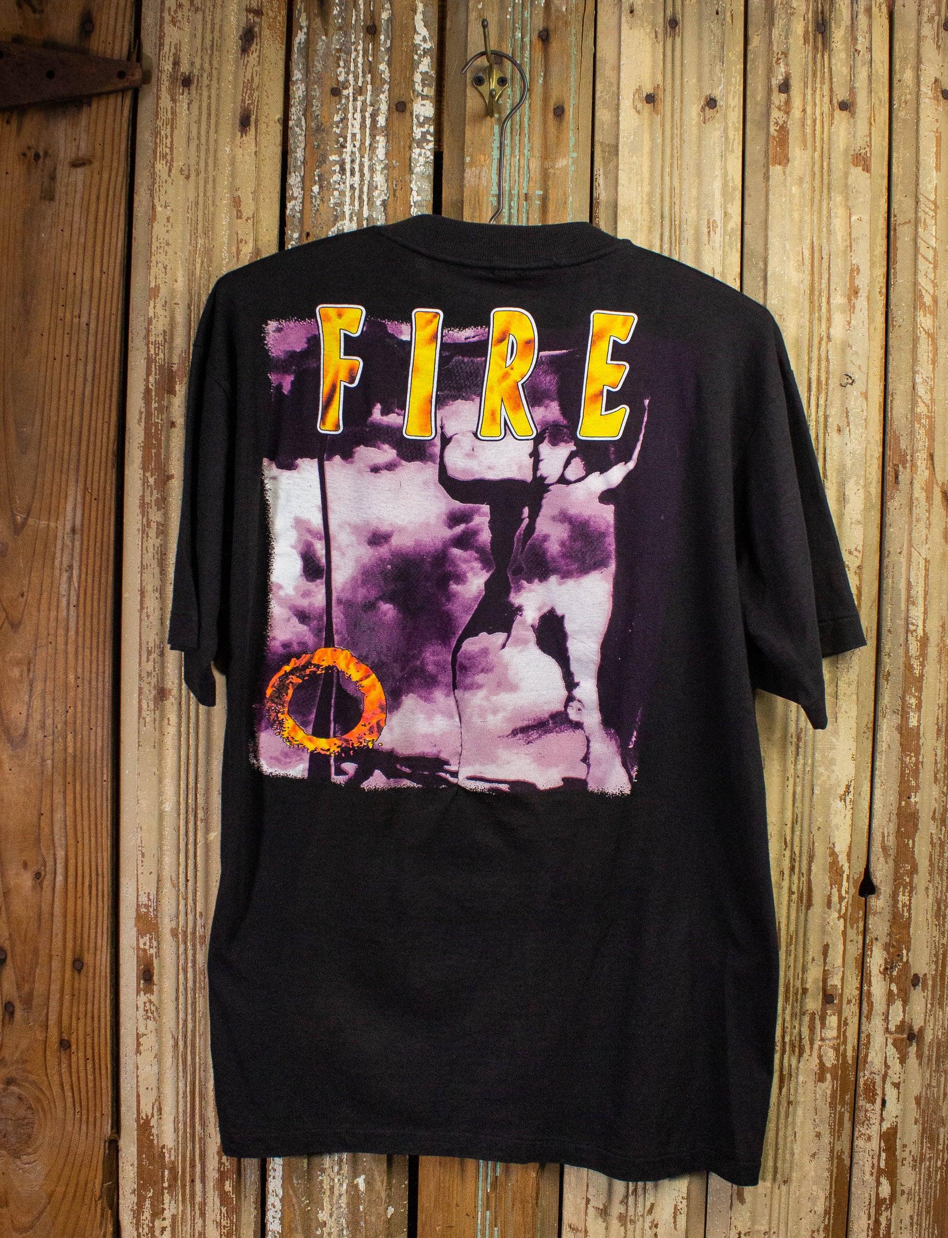 Vintage The Front Fire Concert T Shirt 1989 Black Large