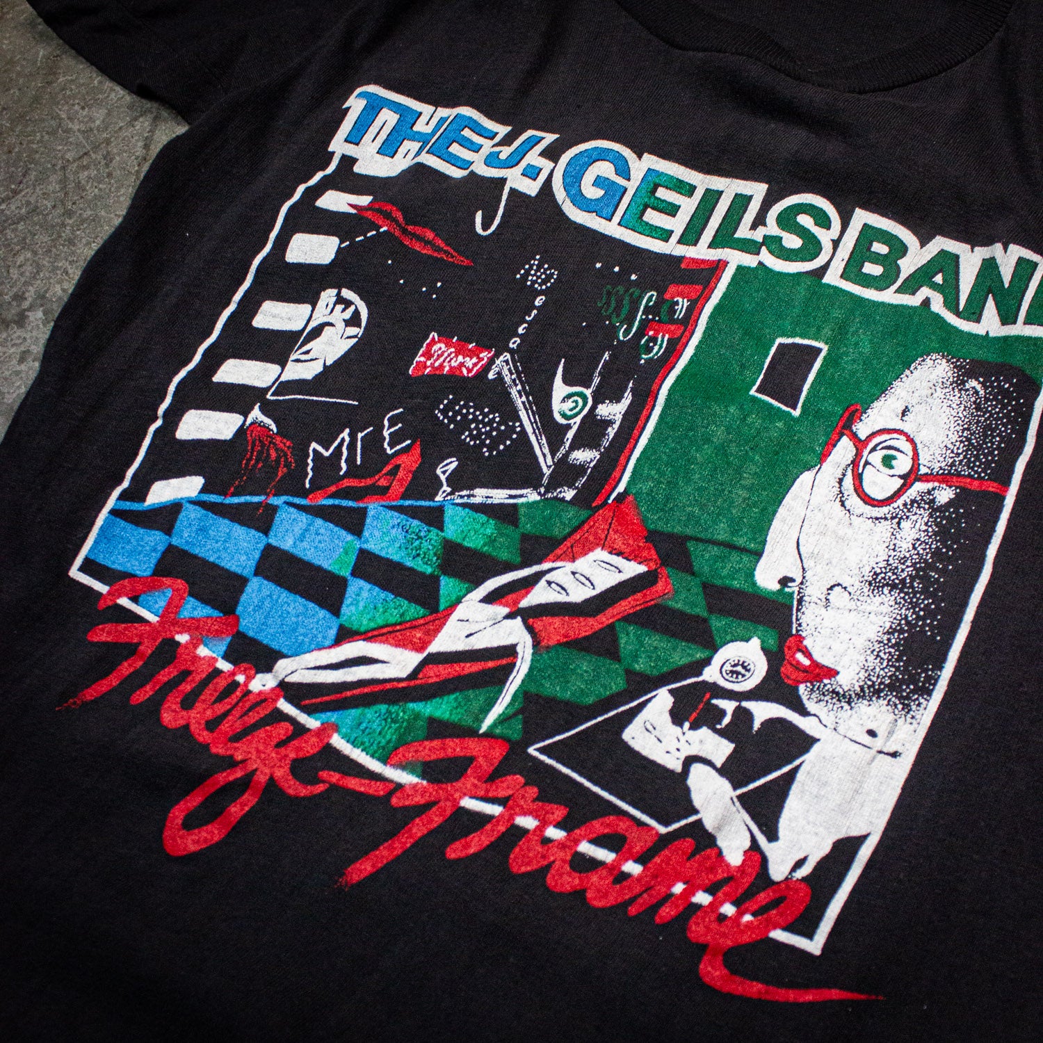 Vintage The J. Geils Band Freeze Frame Concert T Shirt 1982 XS