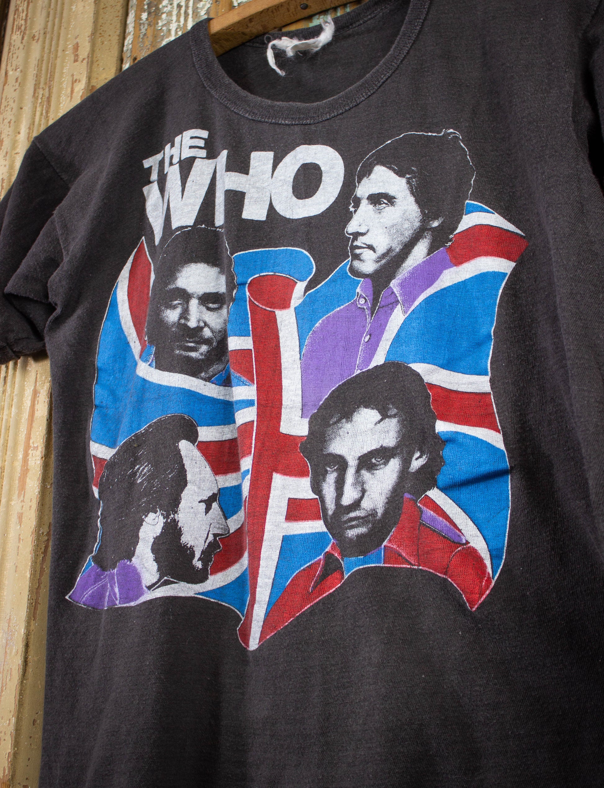 Vintage The Who Concert T-Shirt 1981 Black XS