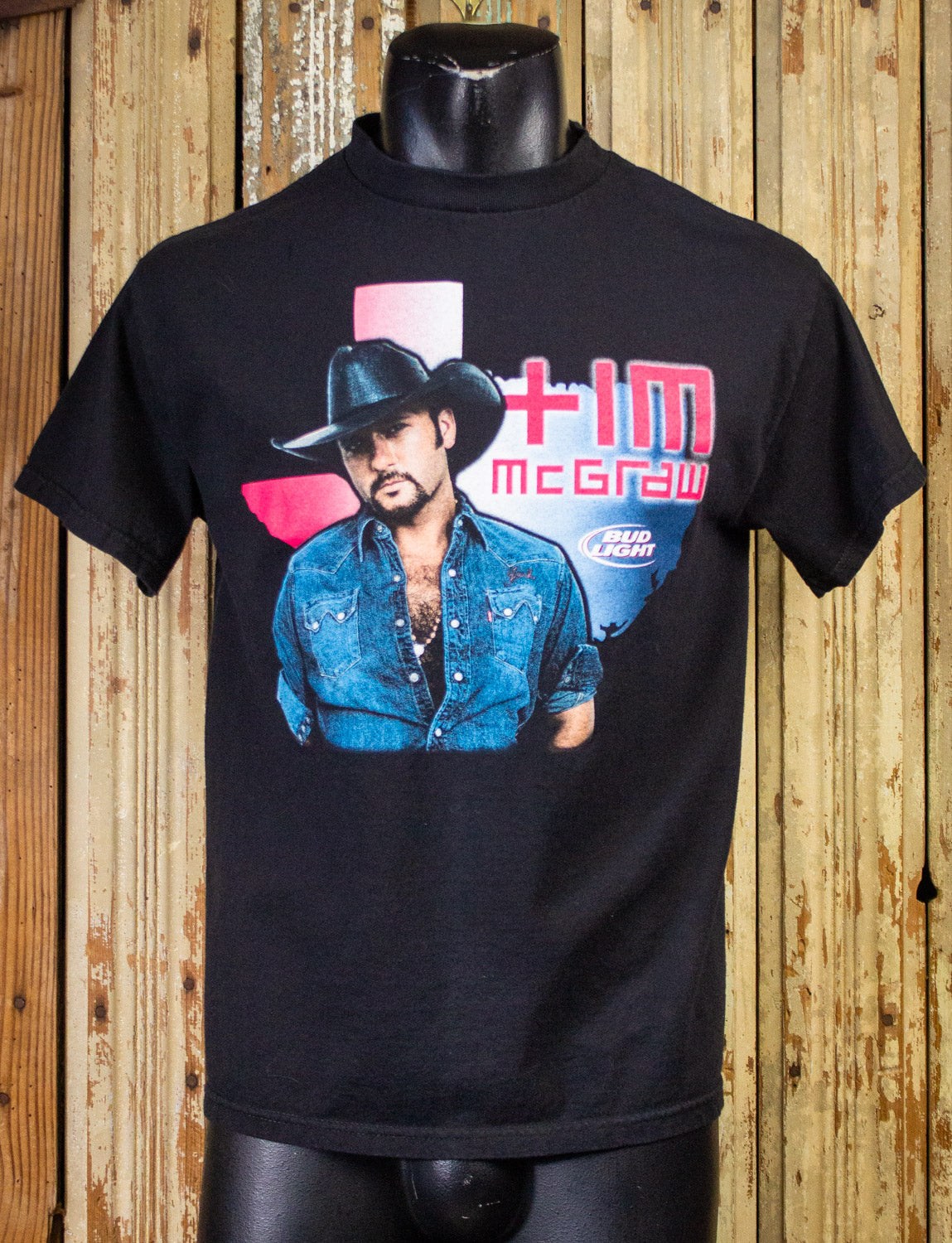 Vintage Tim McGraw Texas Concert T Shirt 2000s Black Medium