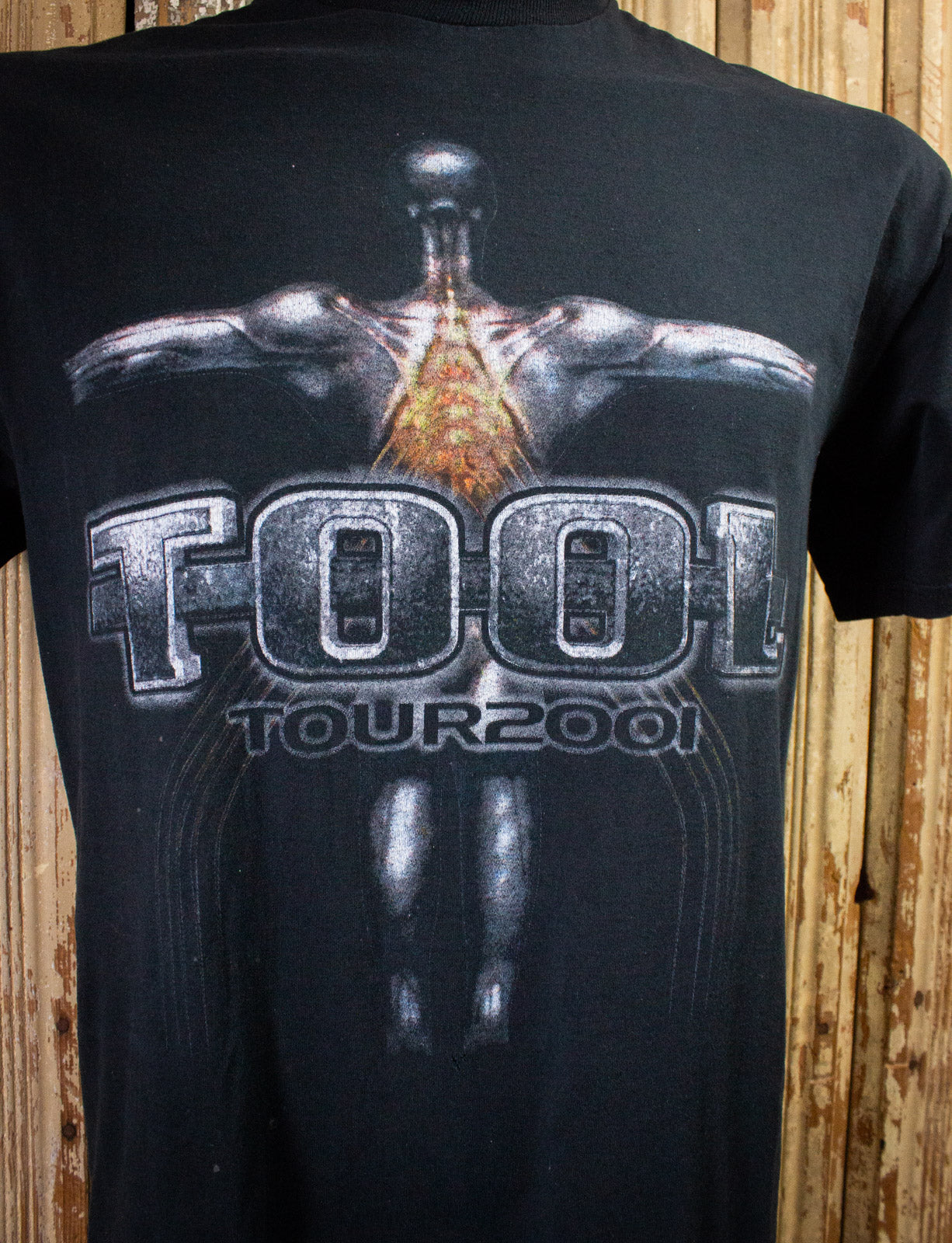 Vintage Tool Salival Tour Concert T Shirt 2001 Black Large