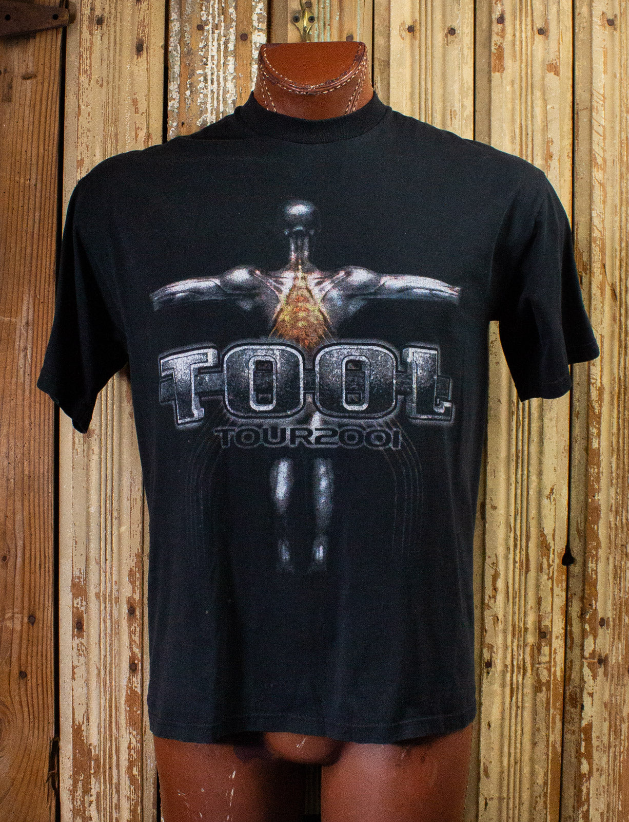 Vintage Tool Salival Tour Concert T Shirt 2001 Black Large