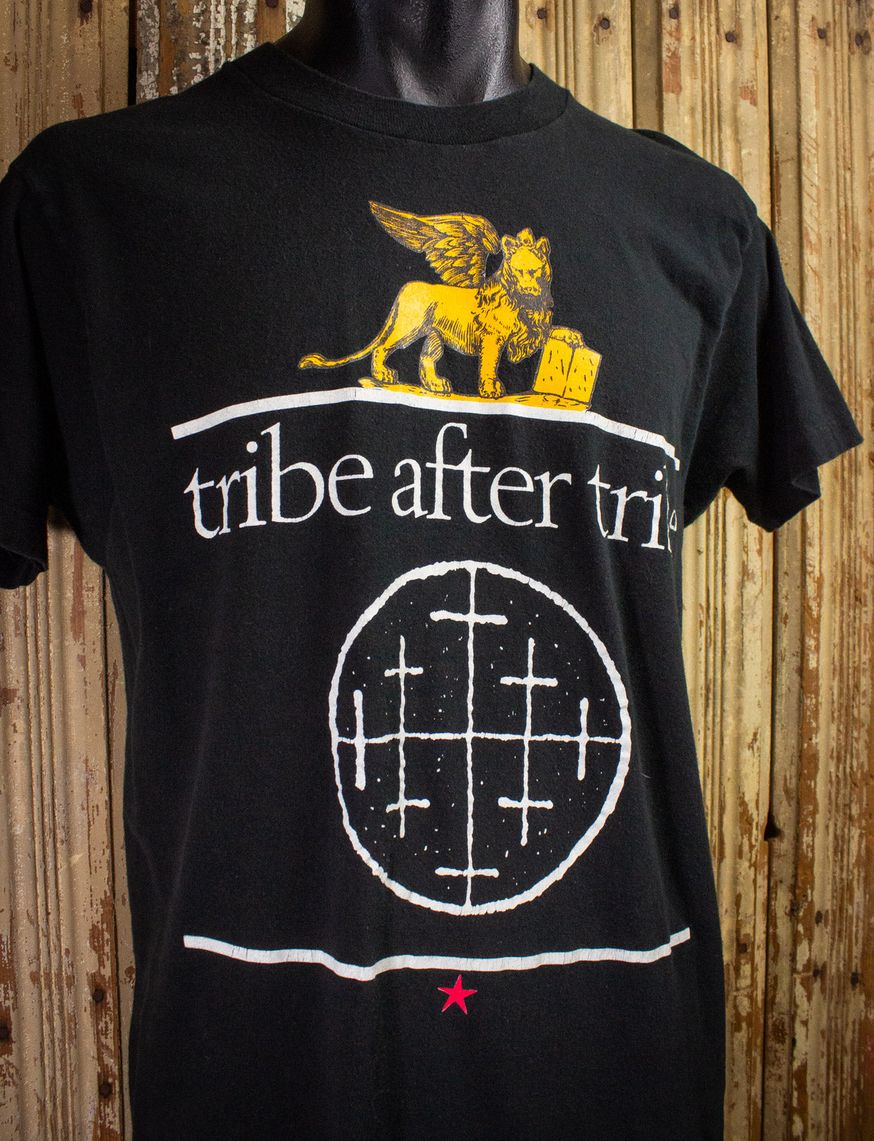 Vintage Tribe After Tribe Tour Concert T Shirt 1991 Black Large