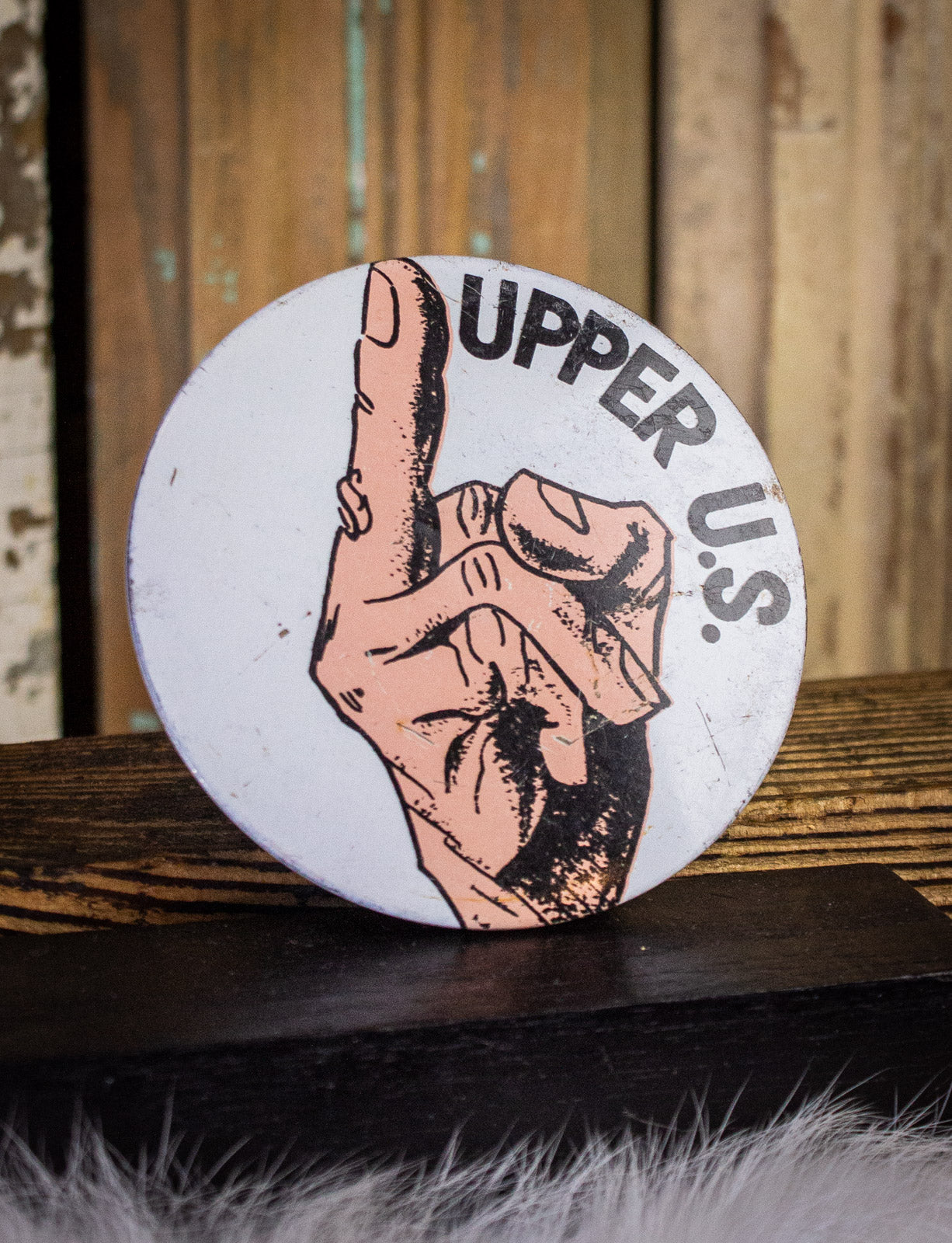 Vintage Upper U.S. Button 70s