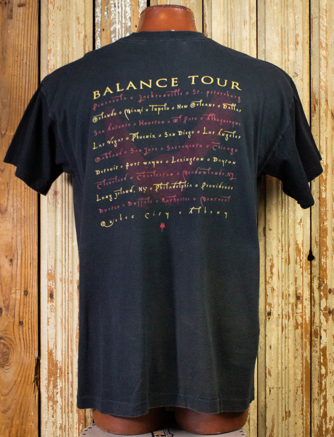 Vintage Van Halen Balance Tour Concert T Shirt 1995 Black XL