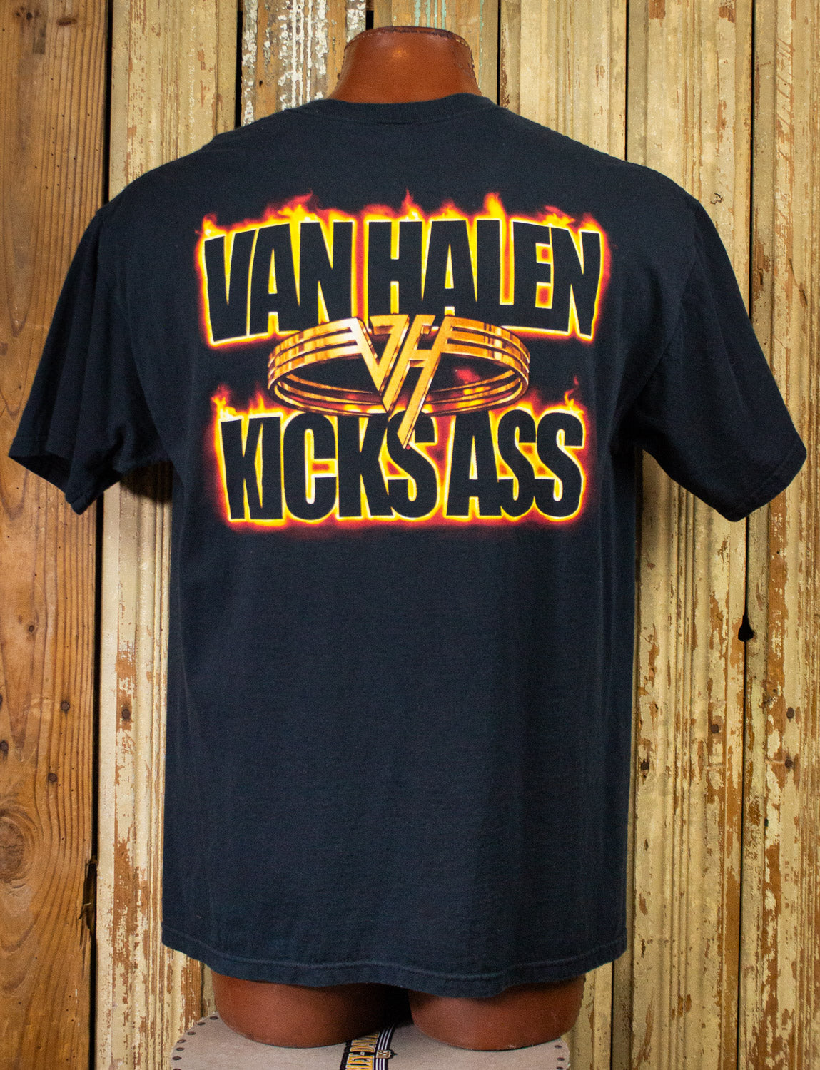 Vintage Van Halen Kicks Ass Concert T Shirt 2000s Black XL