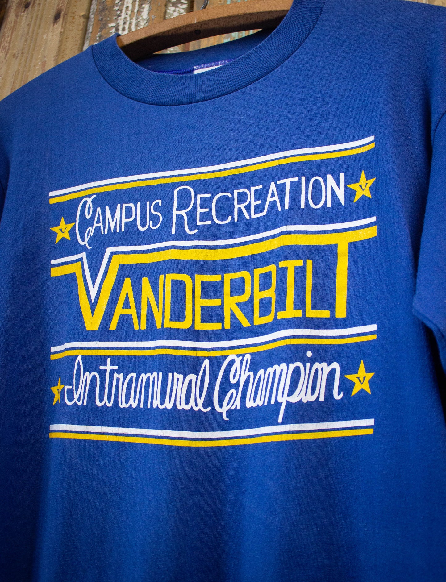 Vintage Vanderbelt Campus Recreation Intramural L/S Graphic T-Shirt 1980s S