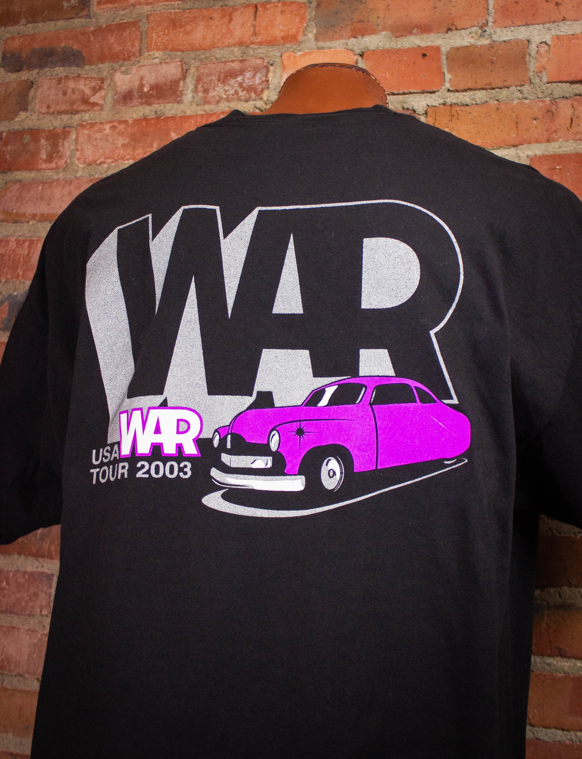 Vintage WAR Concert T Shirt 2003 Black 2XL