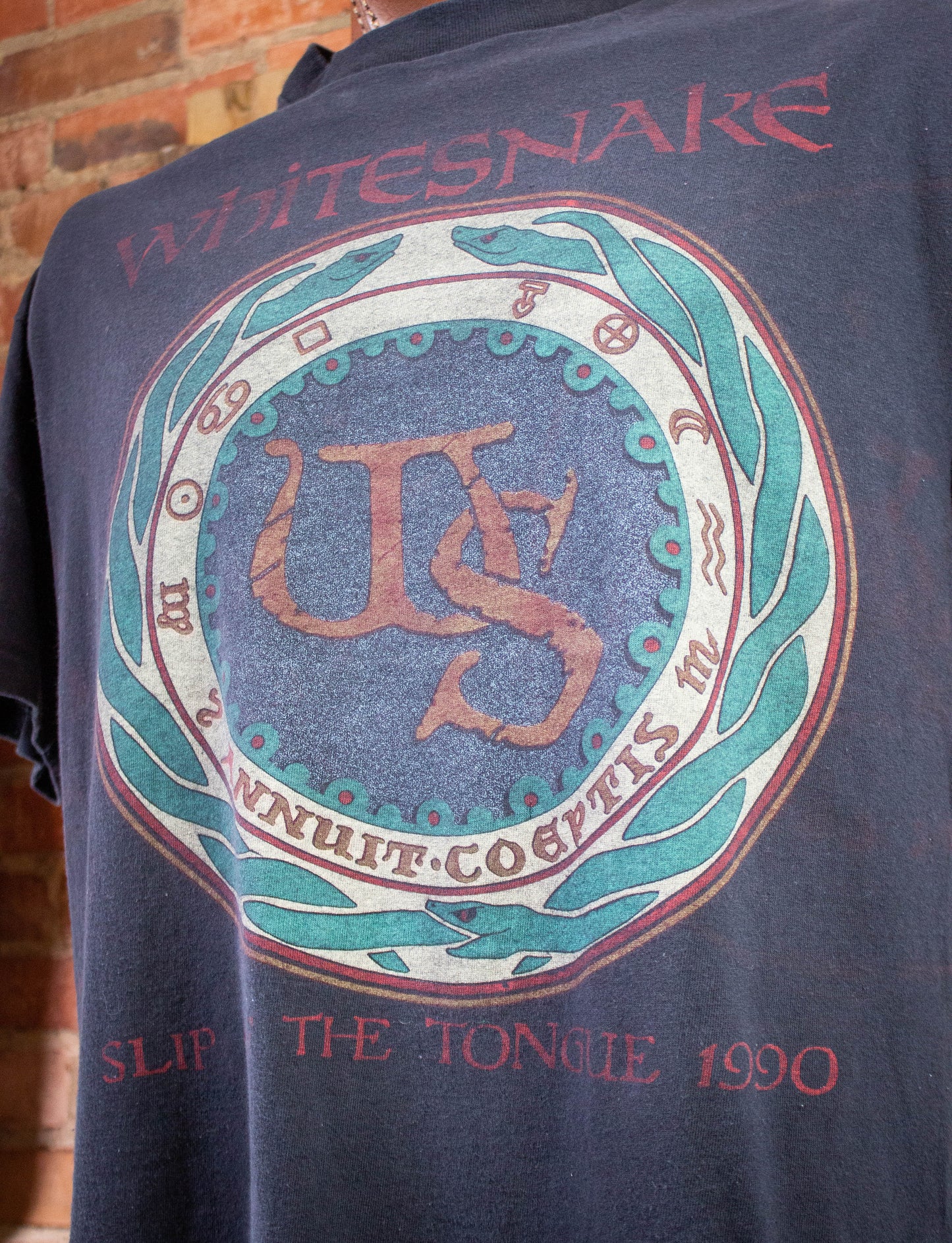 Vintage Whitesnake Slip Of The Tongue Concert T-Shirt 1990 XL