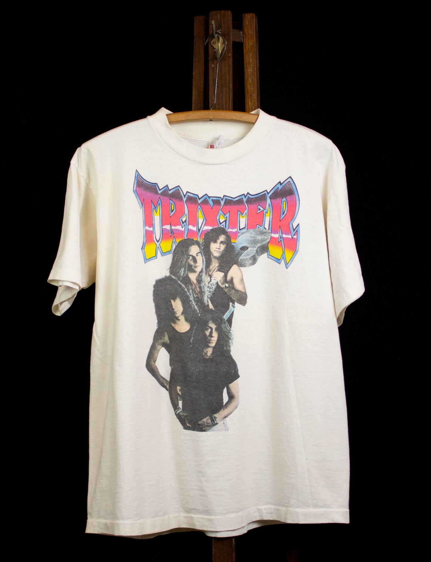 Vintage 1991 Trixter World Tour Concert T White XL