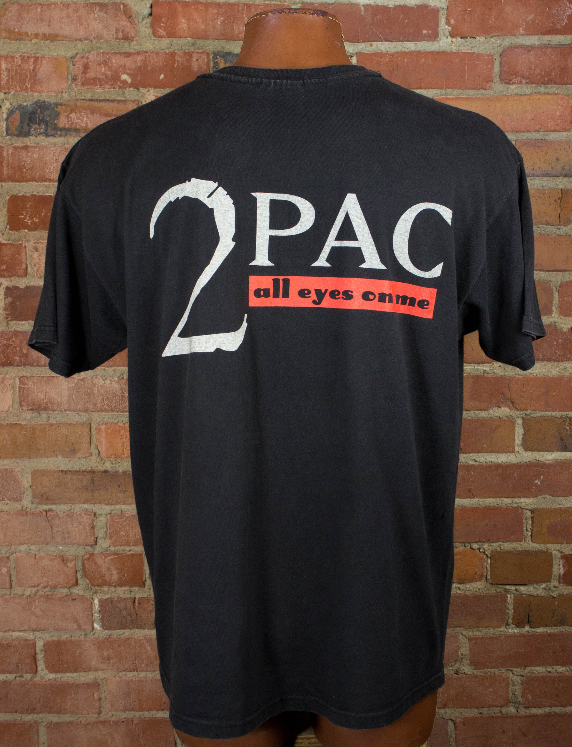 Vintage 2 Pac 1998 All Eyes On Me Official Rap Tee Concert T Shirt XL Tupac