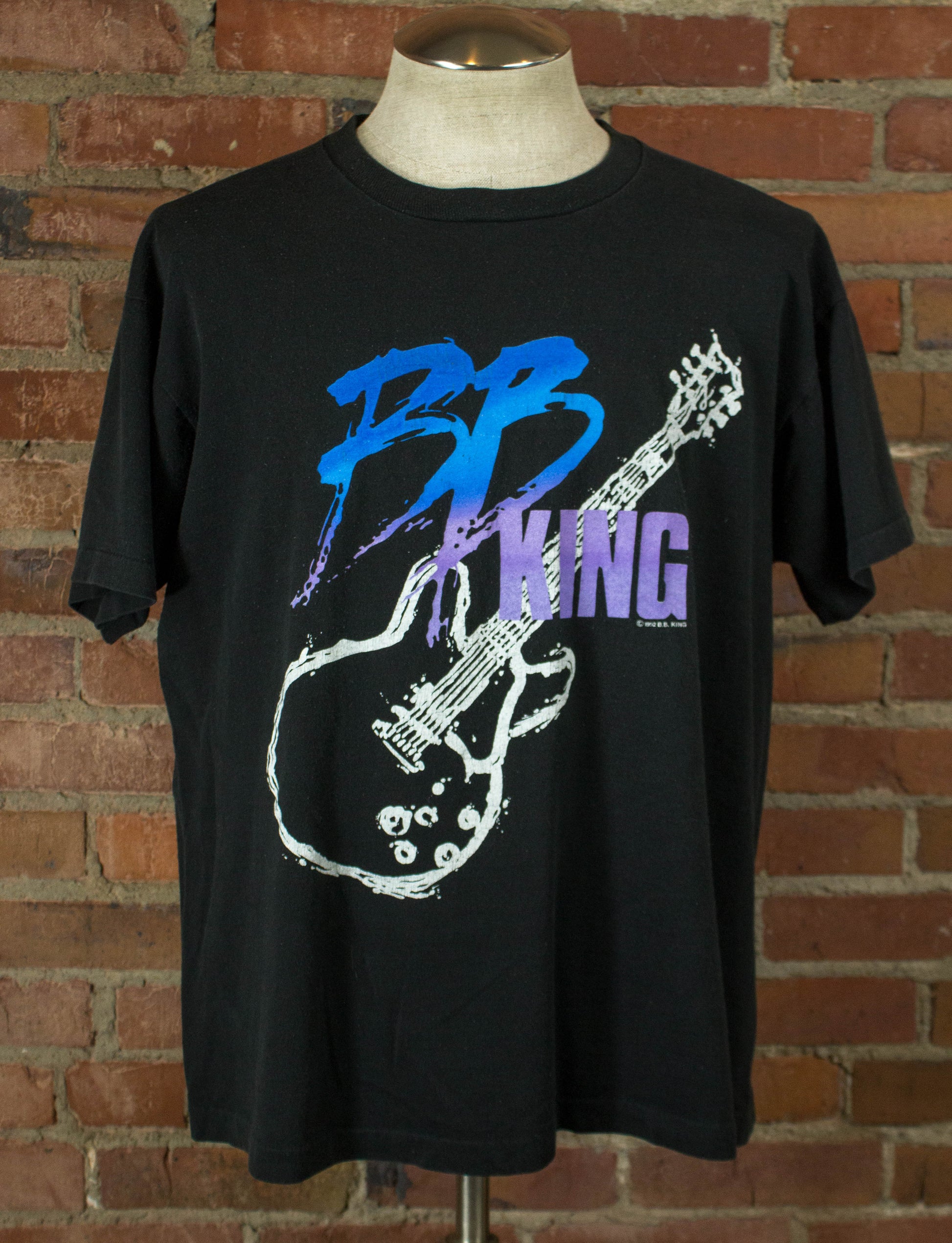 Vintage 1992 BB King Blues Festival Black Concert T Shirt Unisex XL