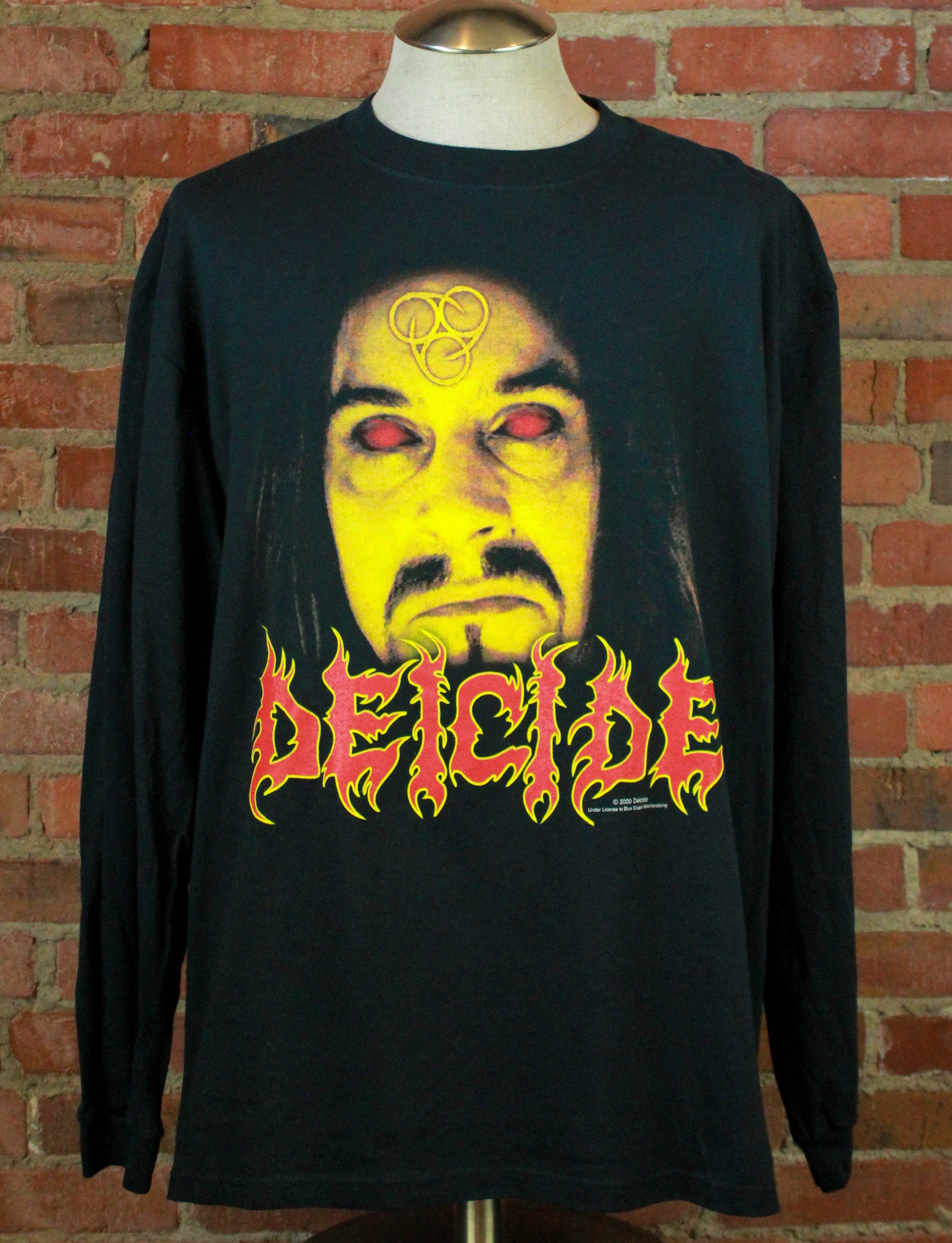 Vintage 2000 Deicide Longsleeve Concert T-Shirt - XL