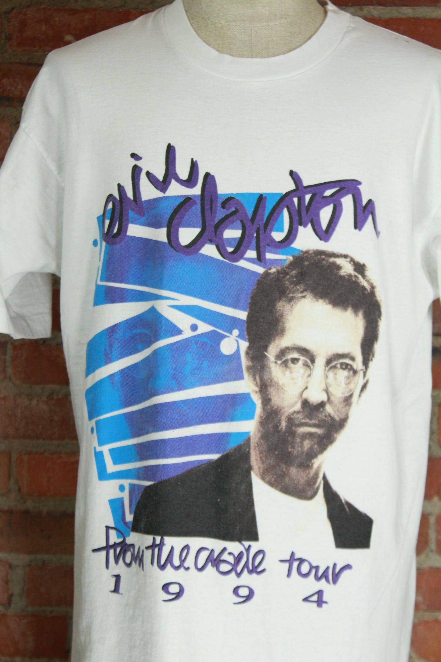 Vintage 1994 Eric Clapton From The Cradle Concert T Shirt XL