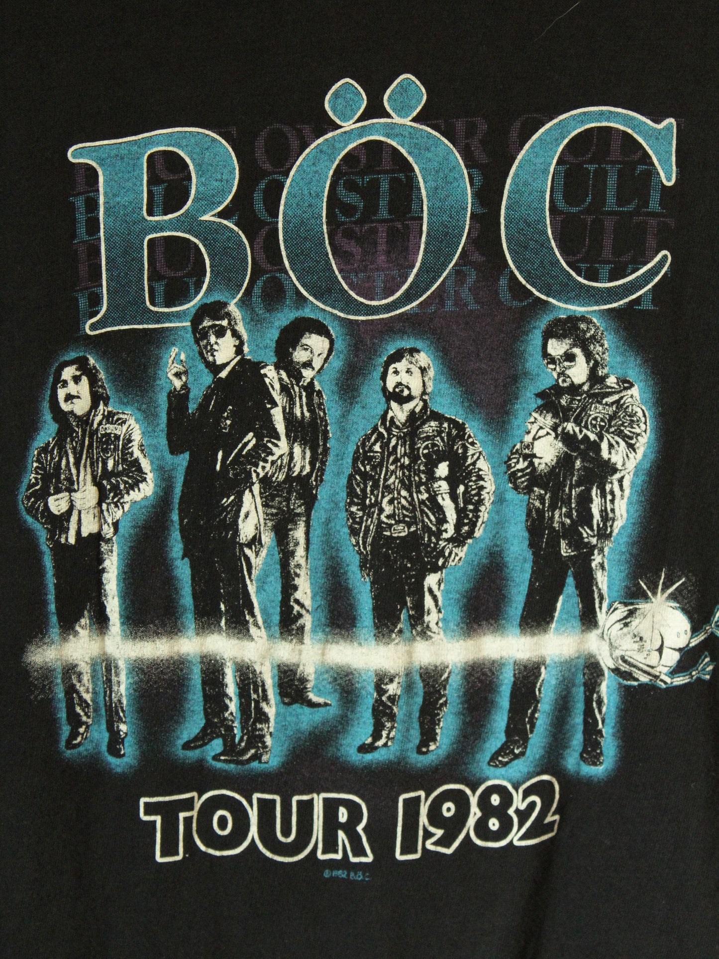 Vintage Blue Oyster Cult Concert T Shirt 1982 Unisex Medium