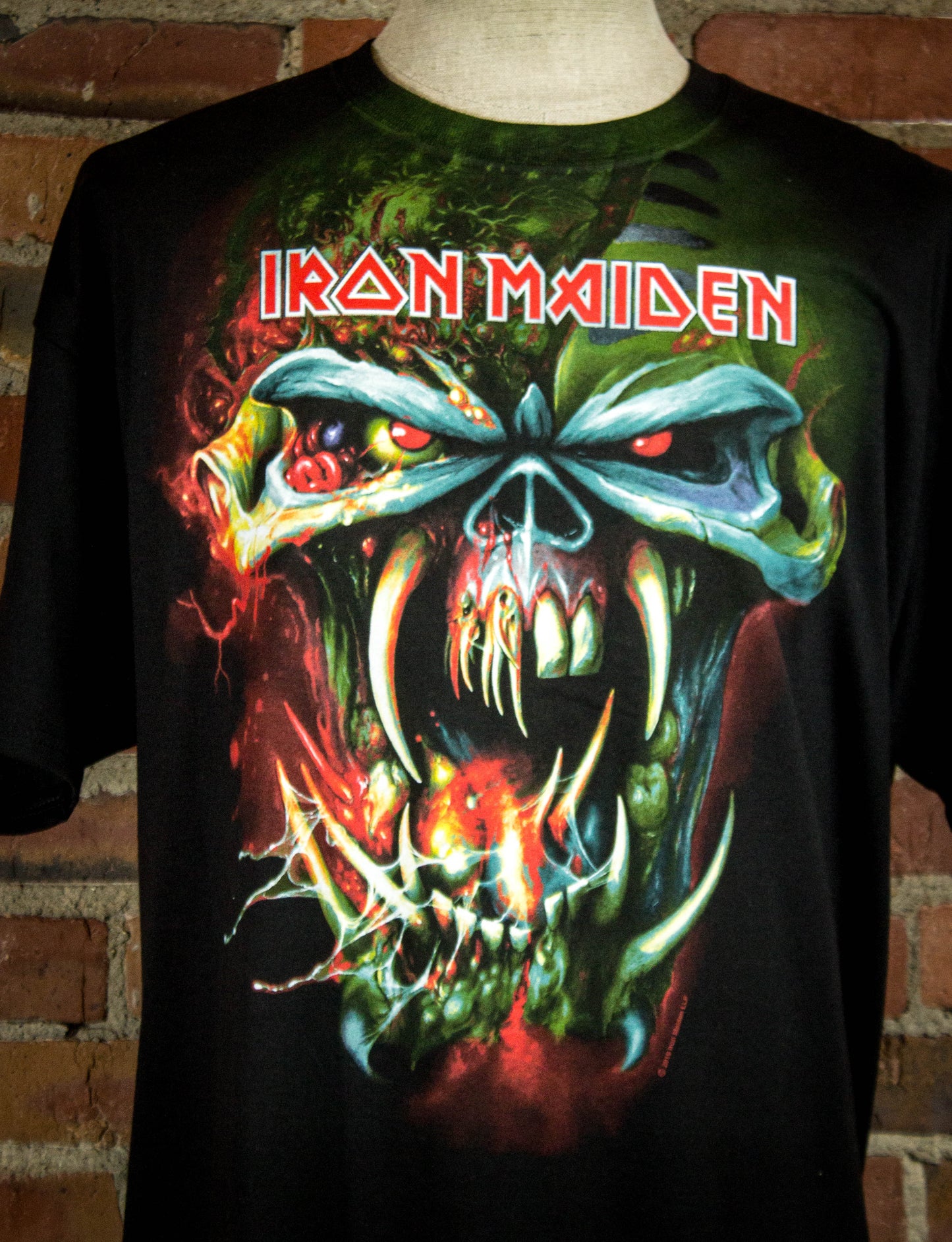 Iron Maiden The Final Frontier Tour 2010 Black Concert T Shirt XL