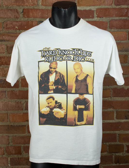 Jay Z DMX 1999 The Hard Knock Life Ryde or Die Tour Rap Concert T Shirt