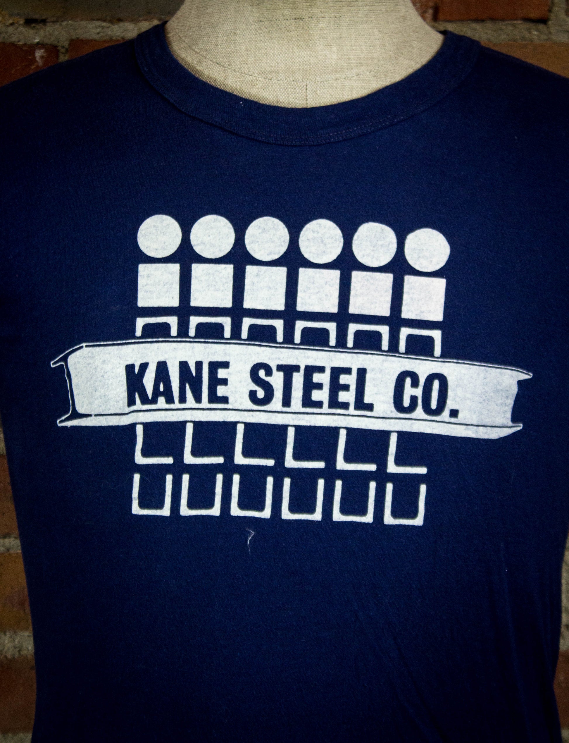 Vintage 70s Kane Steel Co Graphic T Shirt Small