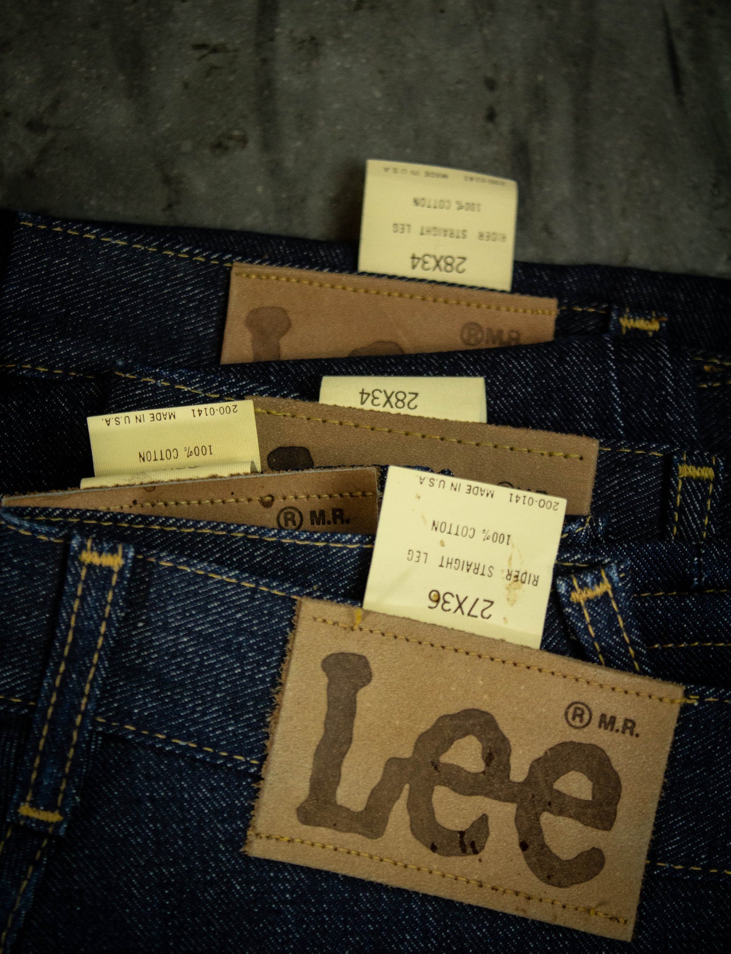 Vintage Deadstock Lee Regular Fit Straight Leg Jeans