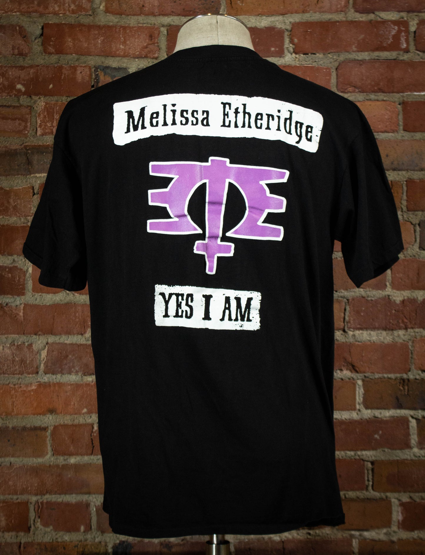 Vintage 1993 Melissa Etheridge Yes I Am Concert T Shirt Unisex XL