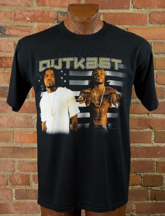 Outkast 2001 Stankonia Stank Love Tour Black Rap Tee Concert T Shirt Unisex Large