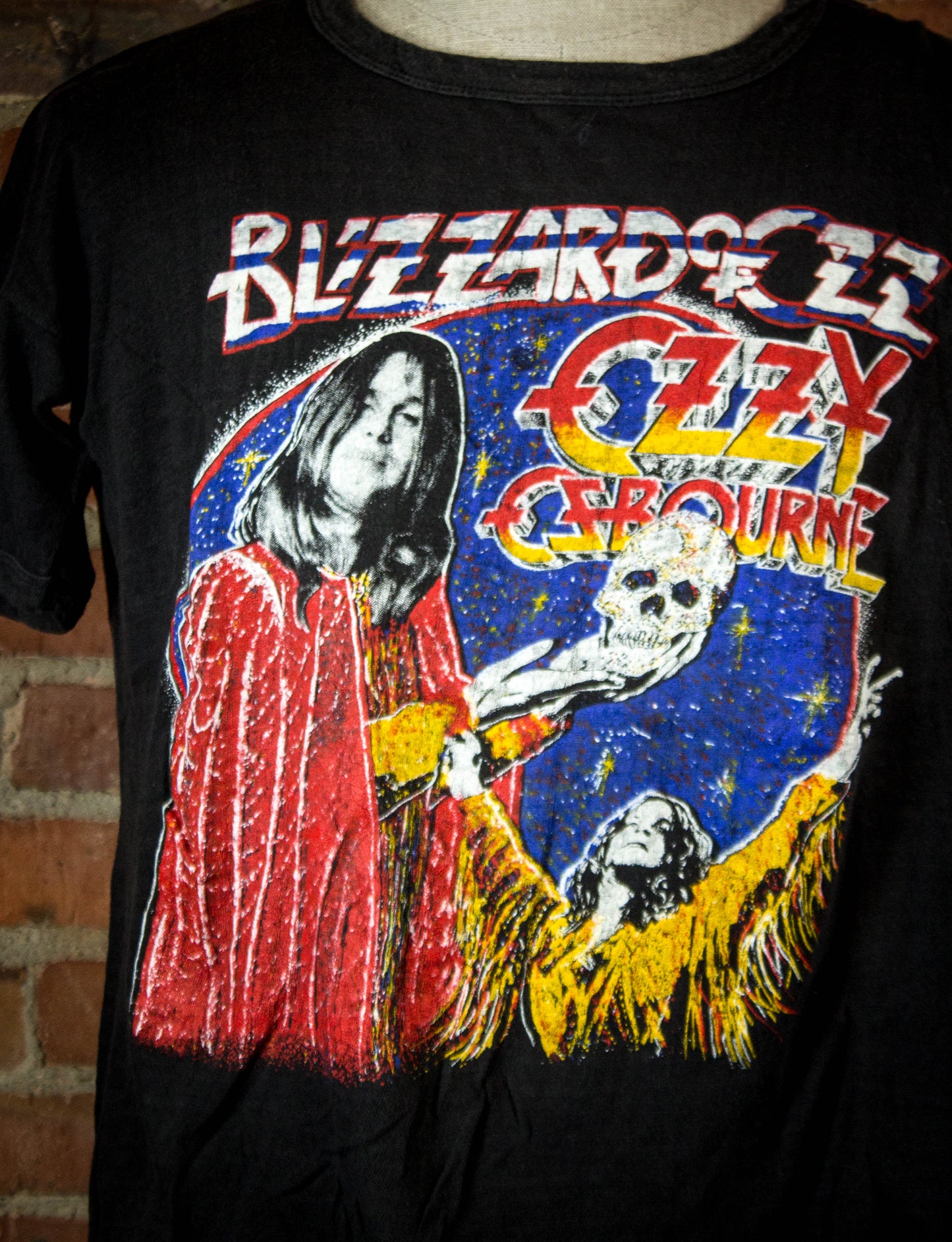 Vintage 1981 Ozzy Osbourne Blizzard Of Ozz Bootleg Concert T Shirt Large