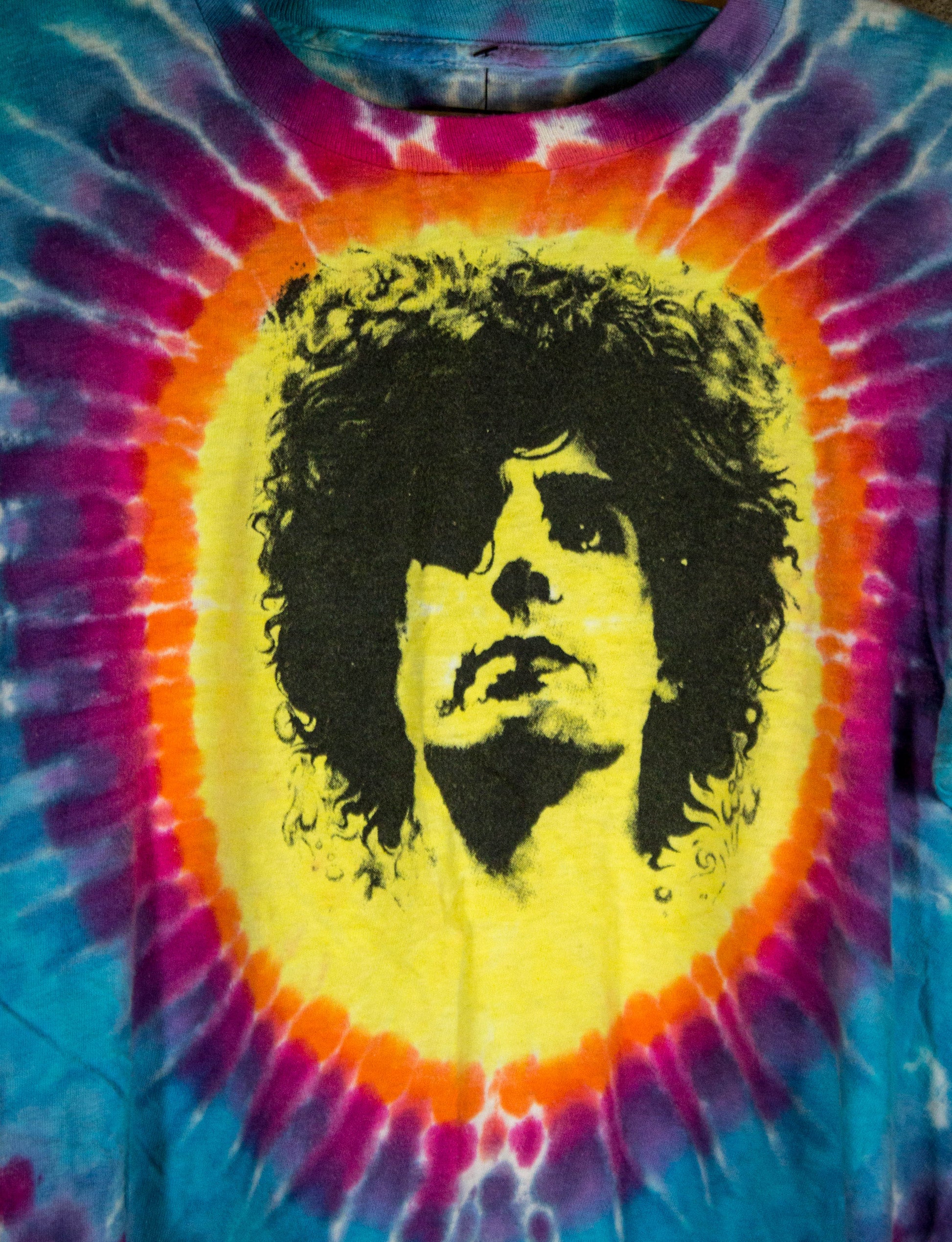 Vintage 1988 Syd Barrett Peace Sign Tie Dye Concert T Shirt Small