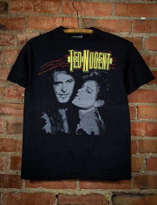 Vintage 1986 Ted Nugent Little Miss Dangerous Tour Concert T Shirt S/M