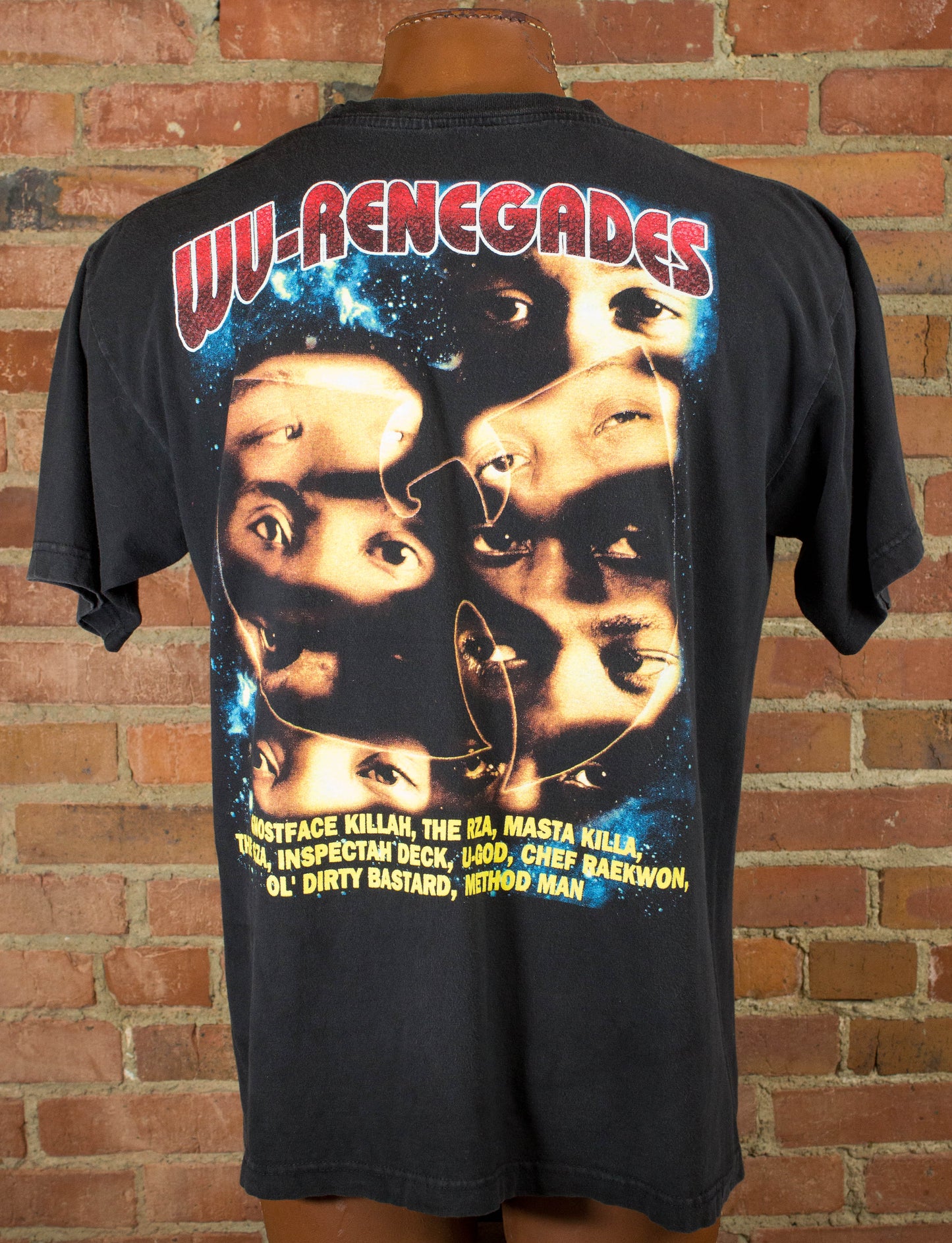 Wu Tang Clan Wu World Wu Renegades 90's Rap Tee Concert T Shirt XL